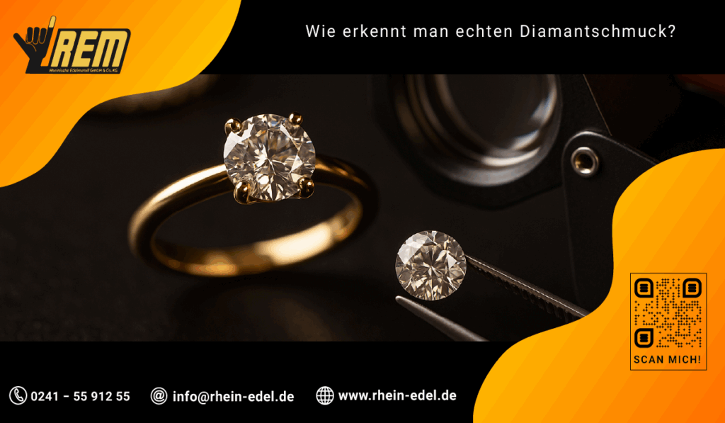 Wie erkennt man echten Diamantschmuck?
