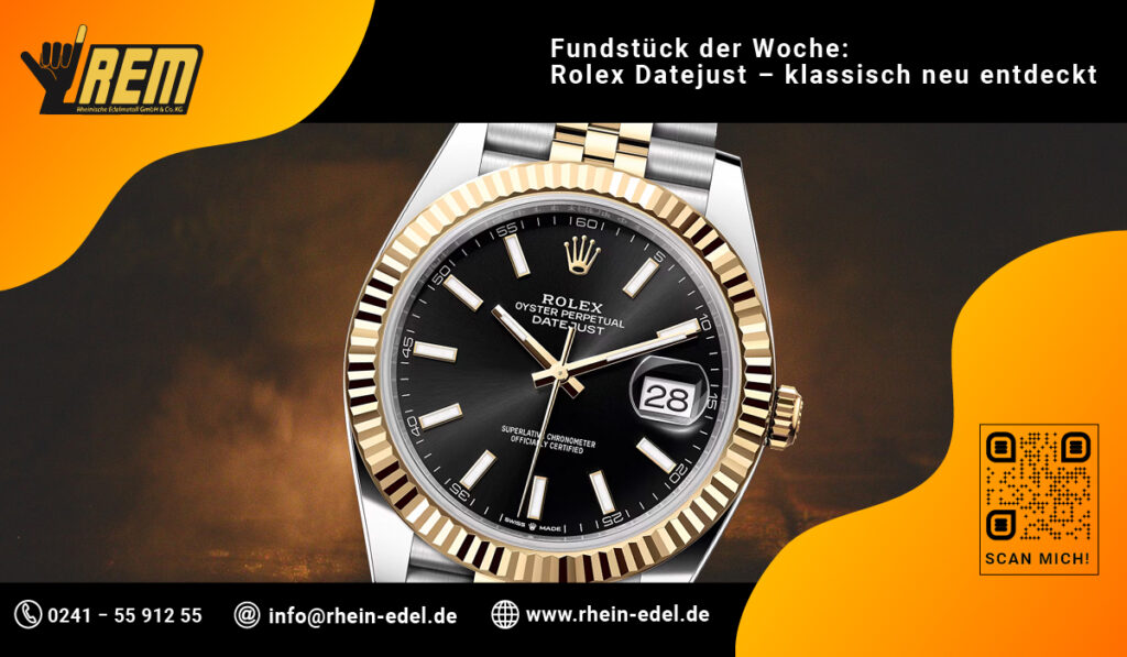 Fundstück der Woche: Rolex Datejust – klassisch neu entdeckt