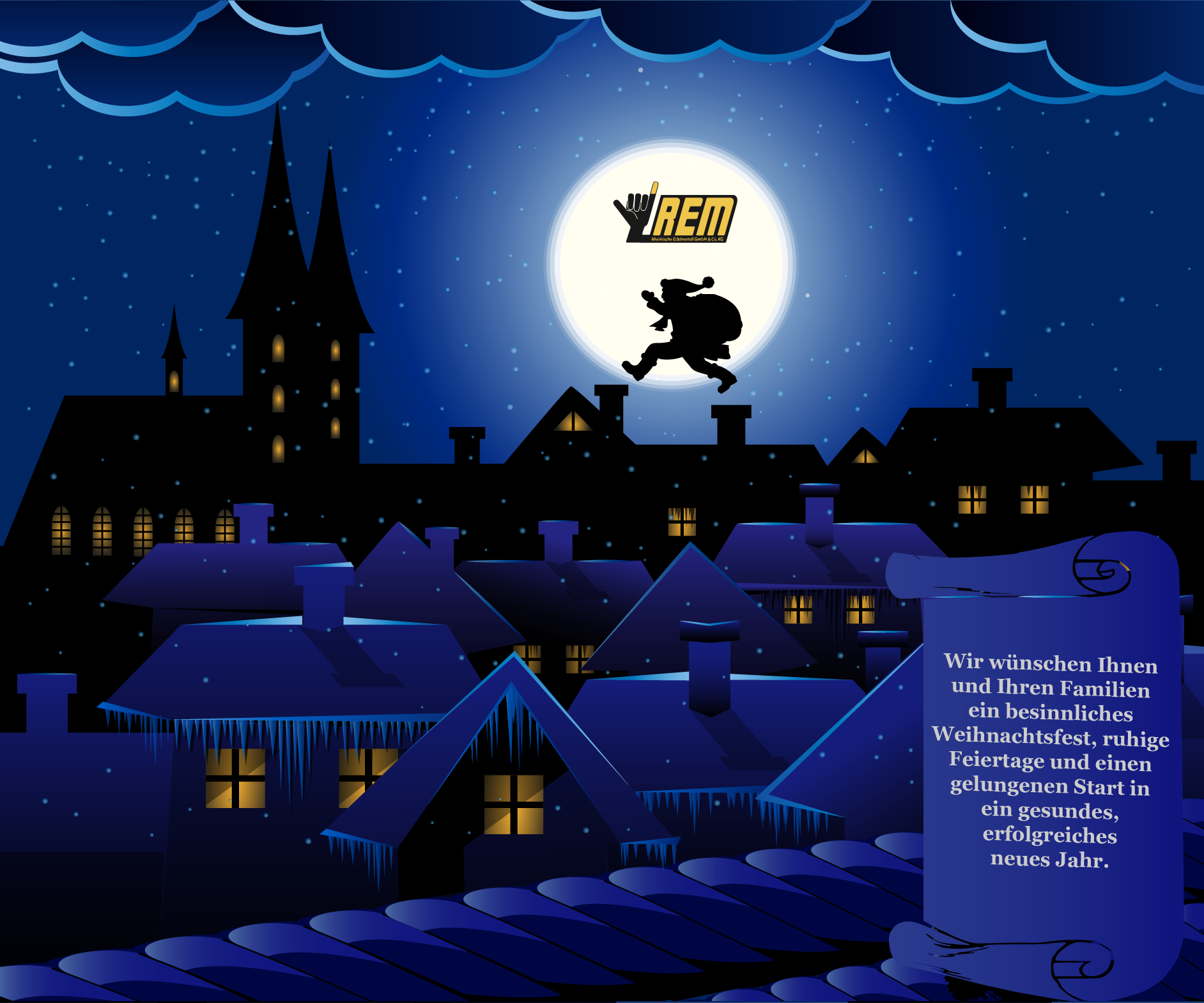 Herzliche Weihnachtsgrüße Ihr Team der Rheinischen Edelmetall GmbH & Co. KG