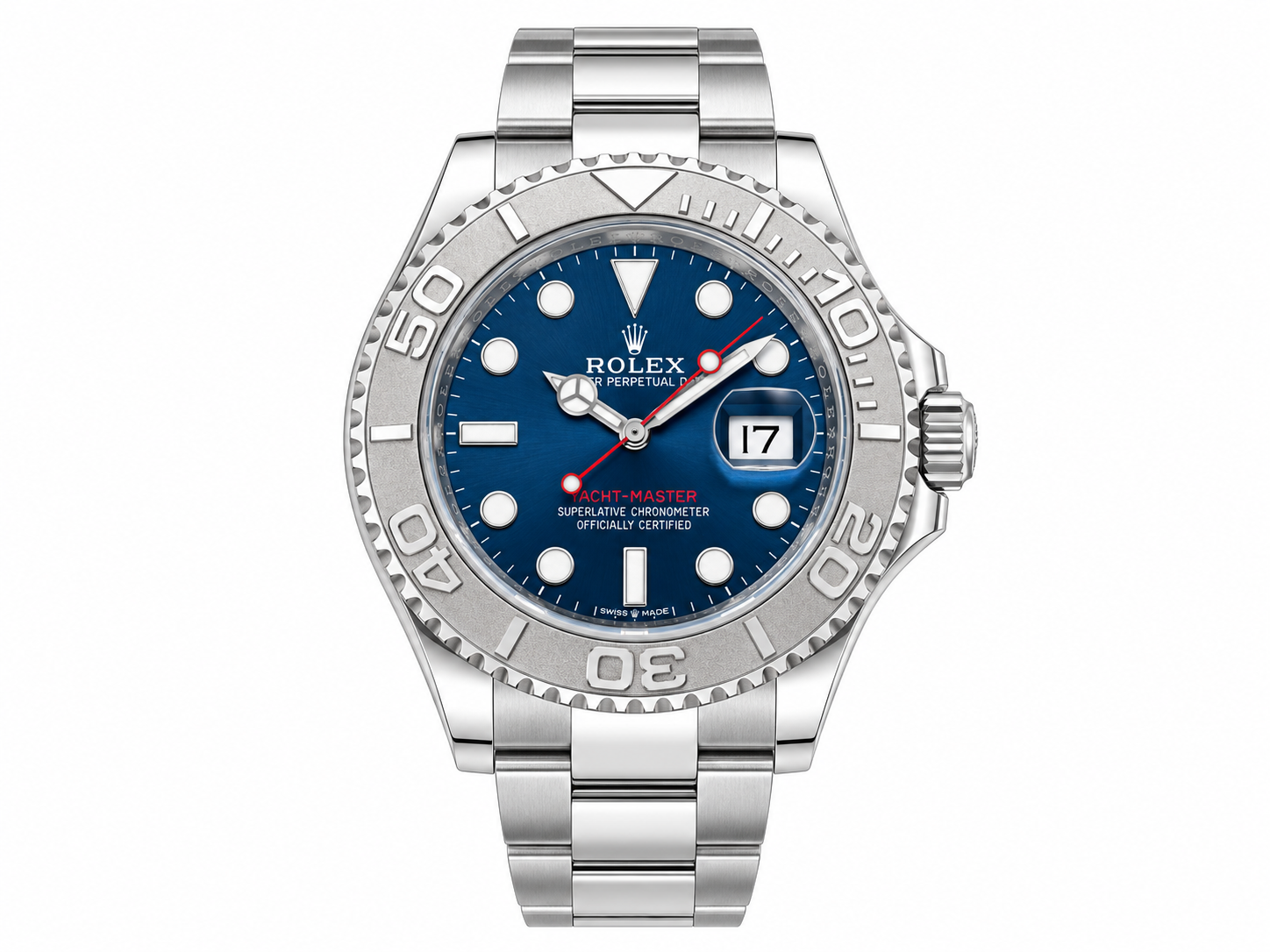 W04278 – Front – Rolex Yacht-Master 40 – Edelstahl & Platin – Ref. 116622