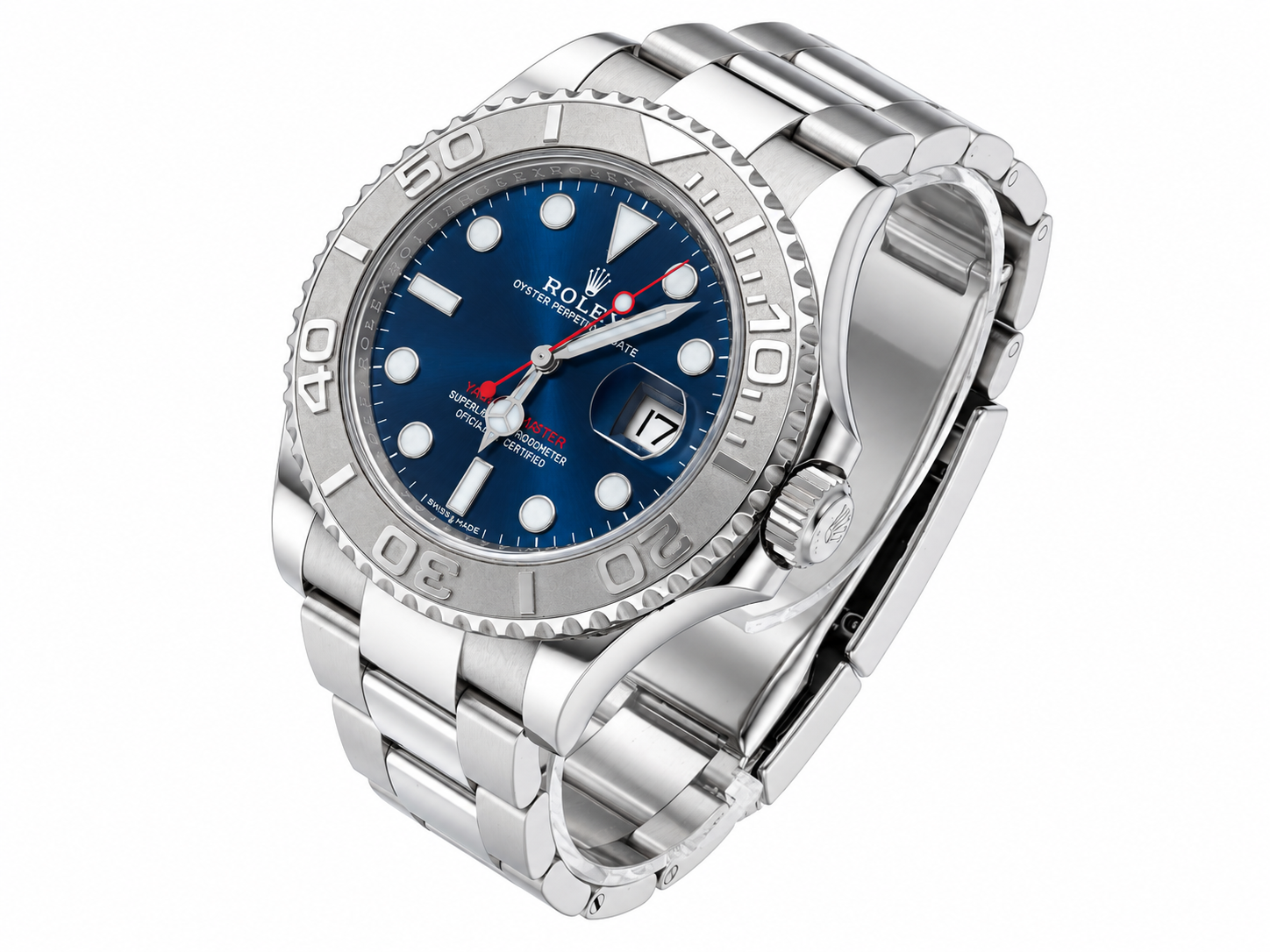 W04278 – 45 Grad – Rolex Yacht-Master 40 – Edelstahl & Platin – Ref. 116622