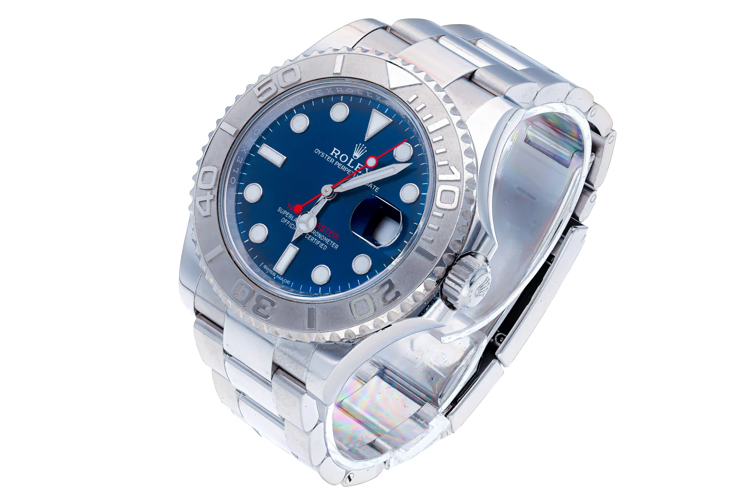W04278 – 45 Grad – Rolex Yacht-Master 40 – Edelstahl & Platin – Ref. 116622