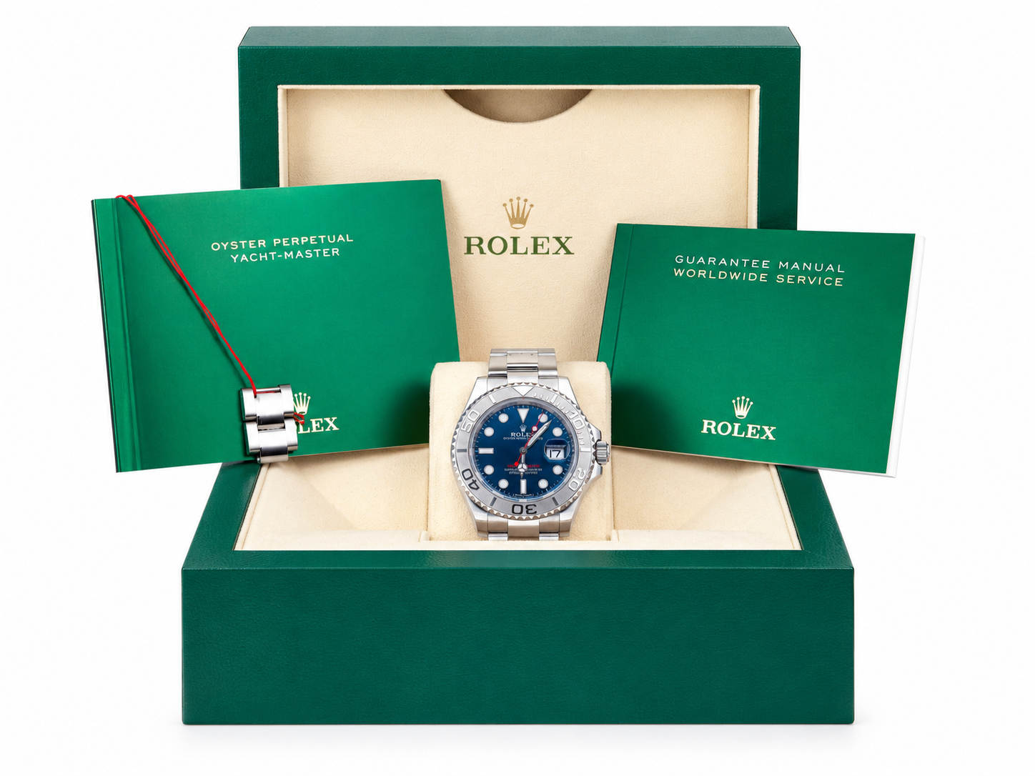 W04278 – Package – Rolex Yacht-Master 40 – Edelstahl & Platin – Ref. 116622