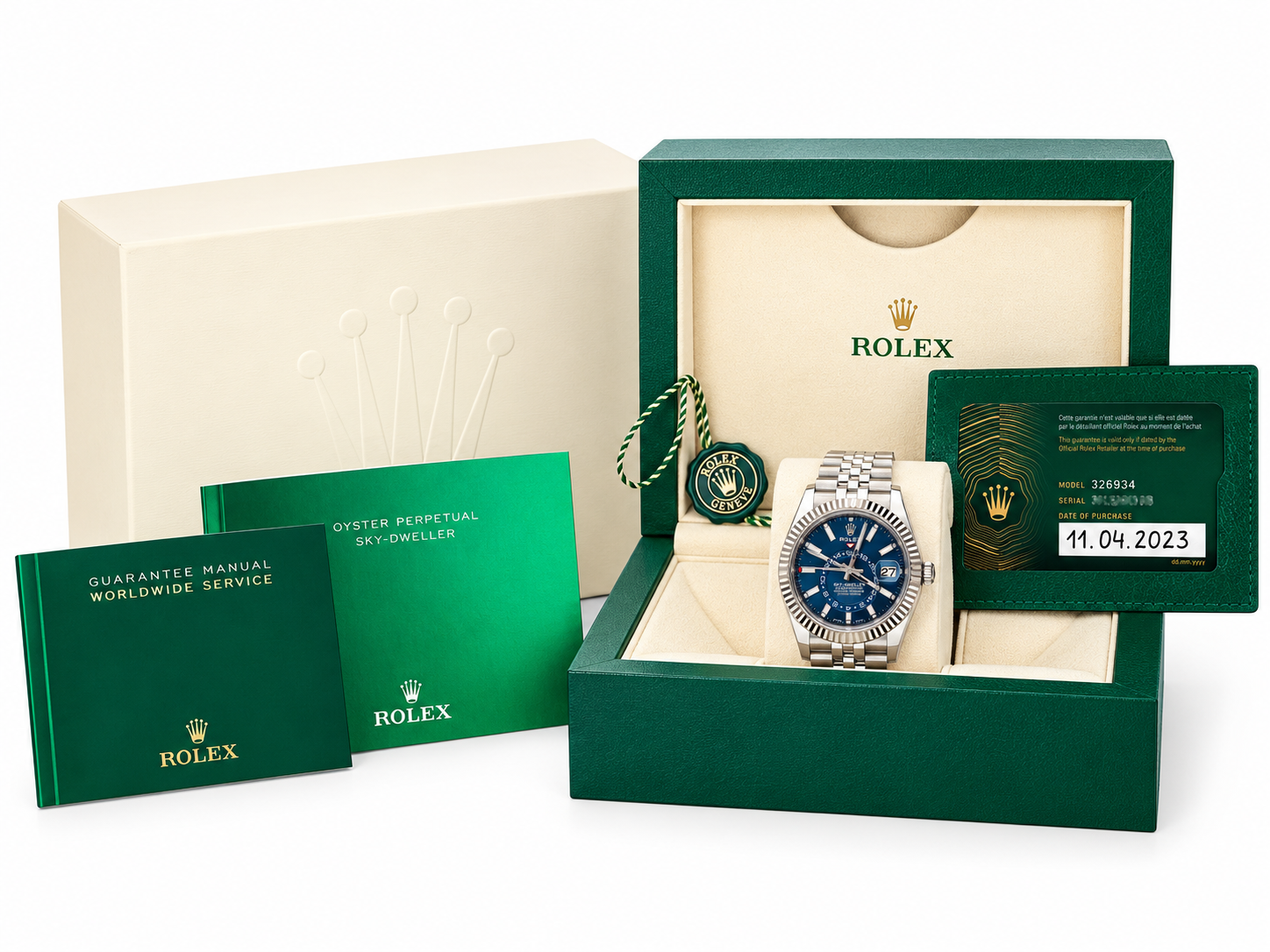 W04411 – Package – Rolex Sky-Dweller Ref. 326934