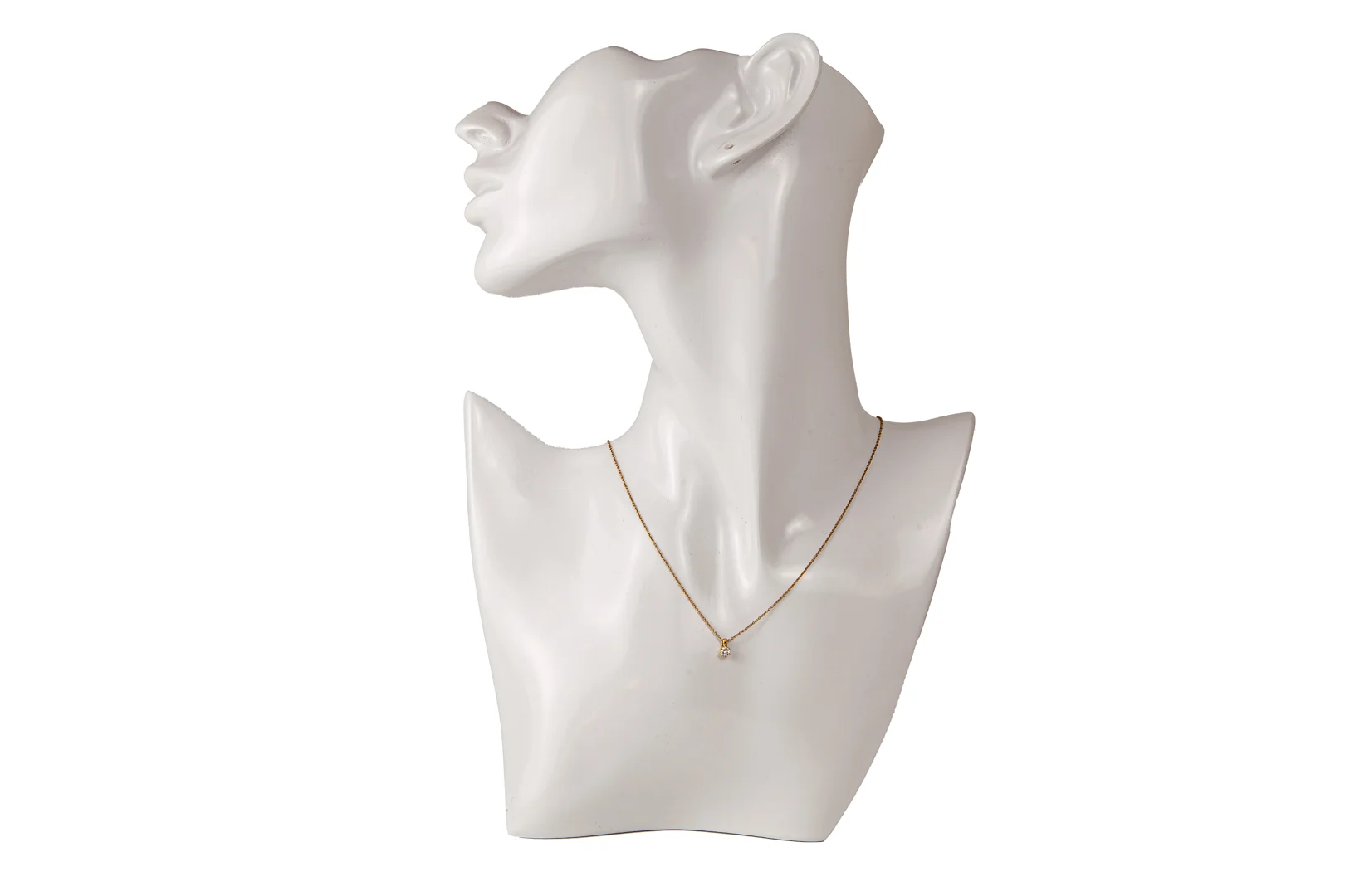 Kette mit Brillantanhänger aus 585 Gold